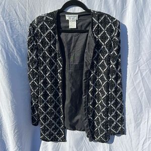 Vintage Papell Boutique Evening Jacket – Size Large ✨